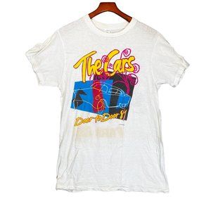 Vintage The Cars  Door To Door 87 Tee XL Single Stitch Rare Cars Farewell Tour